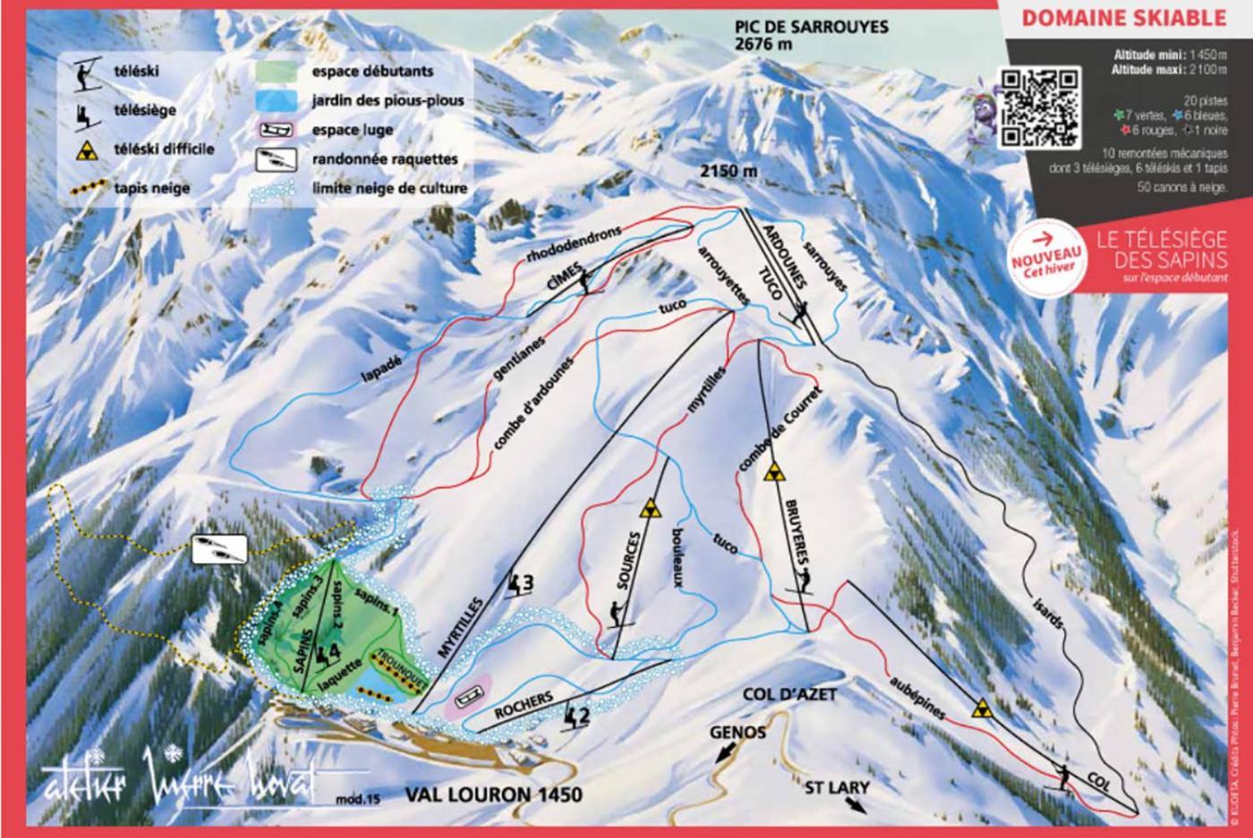 Residence Les Gourgs Blancs - 80M Des Pistes Génos Exterior foto